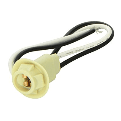 T10 Push and Twist Rubber 194 168 Bulb Socket Pigtail