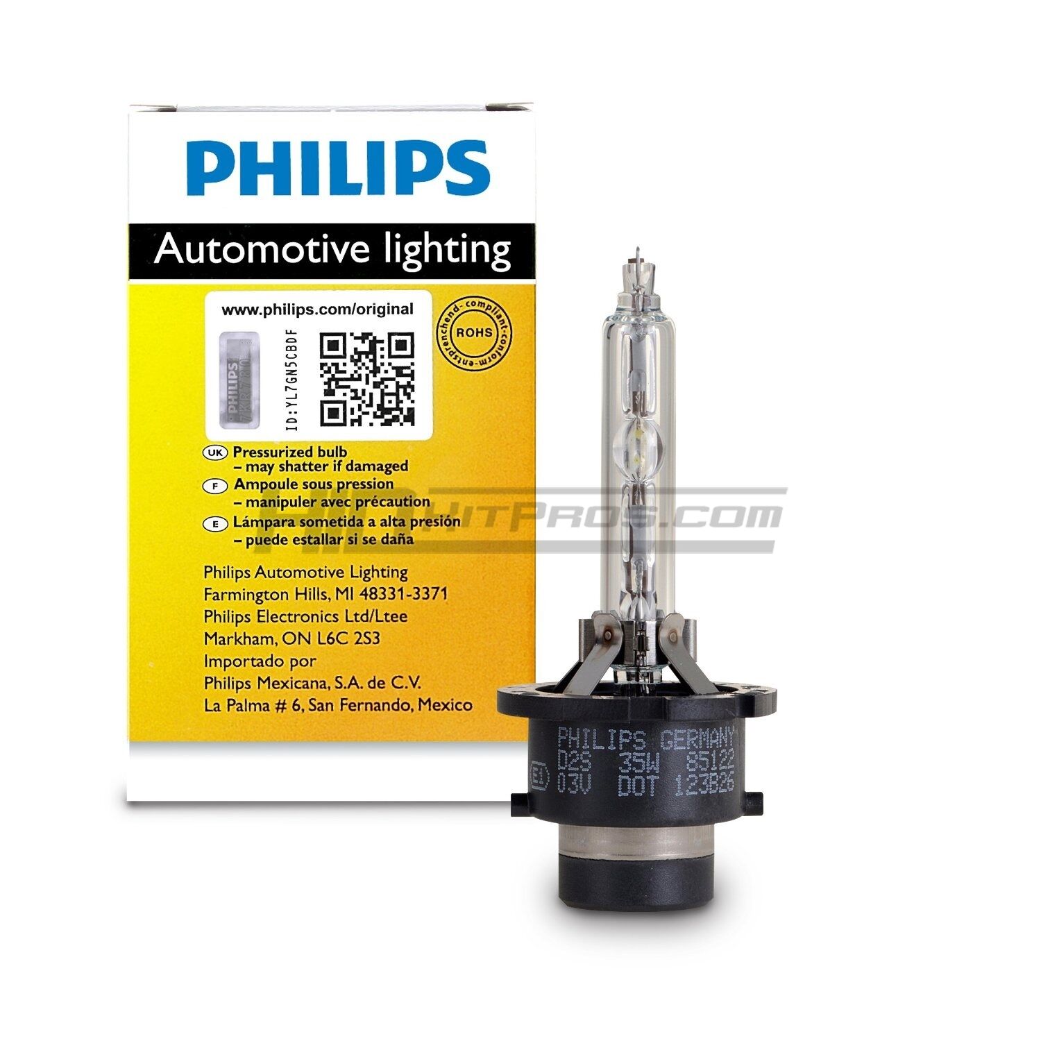 Genuine Philips Replacement Bulbs D2S 4200k