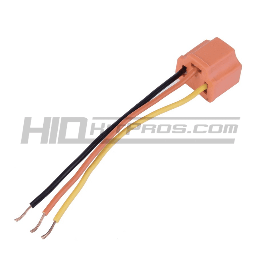 H4 HB2 9003 Replacement Pigtail Socket Female Adapter