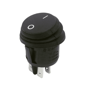 Black Weatherproof Rocker Toggle On Off Switch