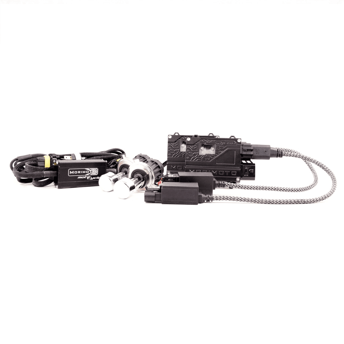 Motorcycle Bixenon Dual H4 Morimoto HID Kit