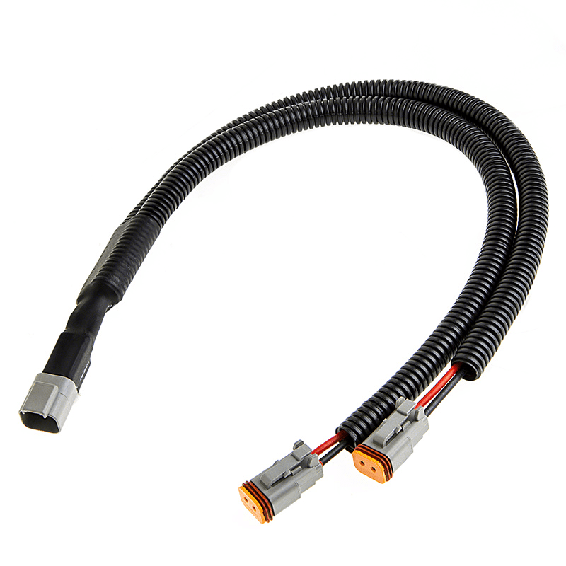 ATP Male to Dual ATP Female Light Bar Wiring Spliiter Y Harness