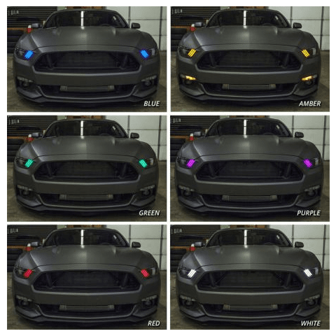Ford Mustang RGB Color Changing LED Boards