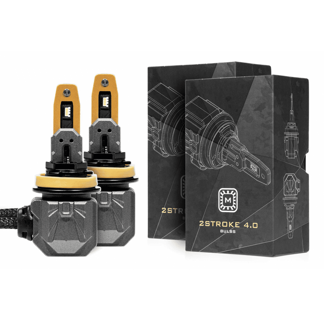 Morimoto H8 H9 H11 2Stroke 4.0 LED Headlight Bulbs Kit