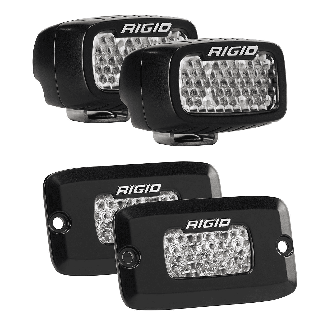 Rigid SRM LED Flush Surface Mound Pods