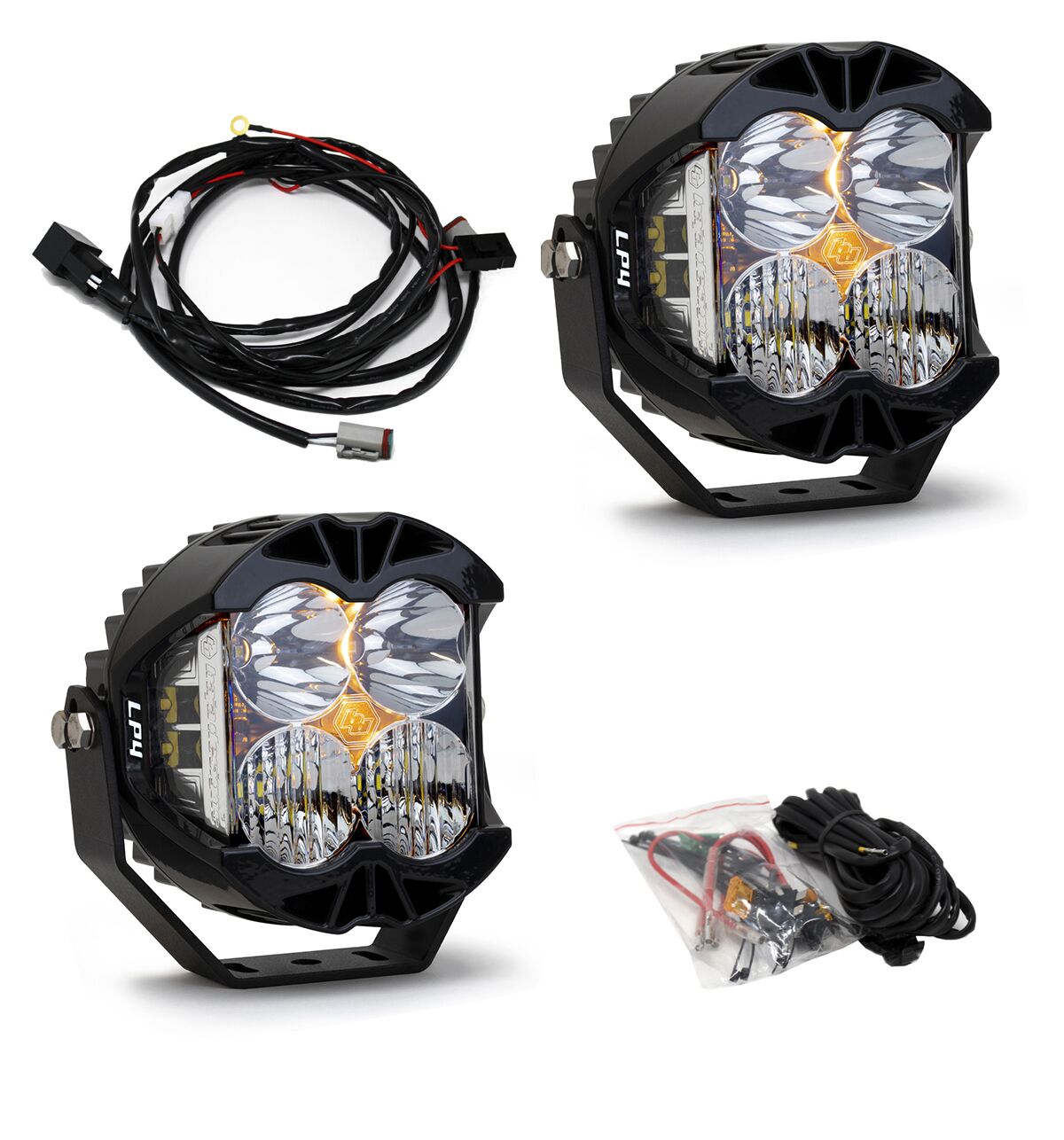 Baja Designs LP4 Combo Driving Beam Pattern
