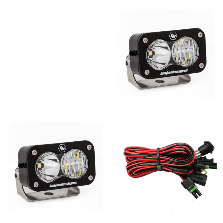 Baja Designs S2 Pro Driving Combo Beam Pattern White