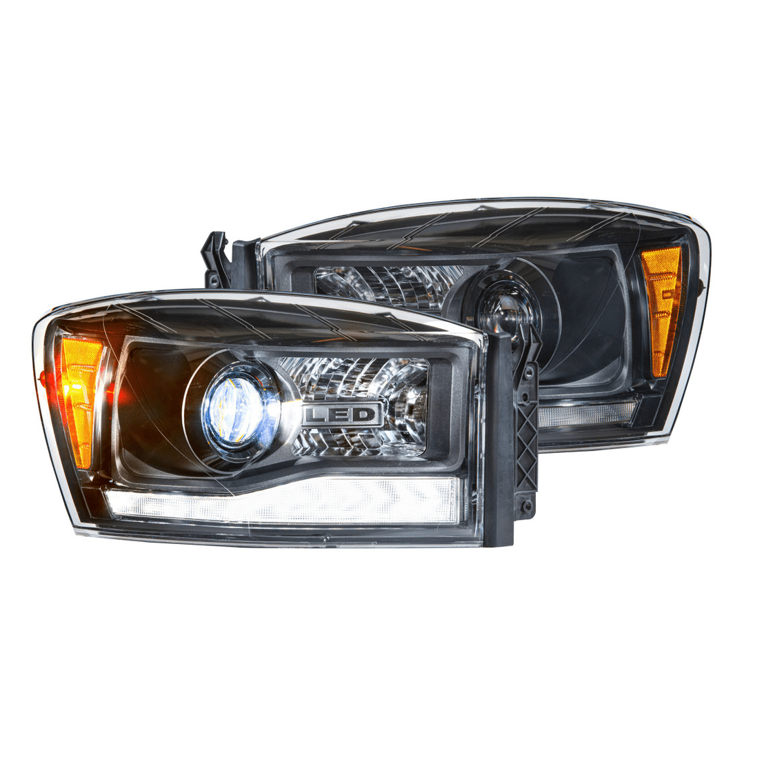 2006 2007 2008 Dodge Ram 1500 2500 3500 XB Hybrid Headlights LED
