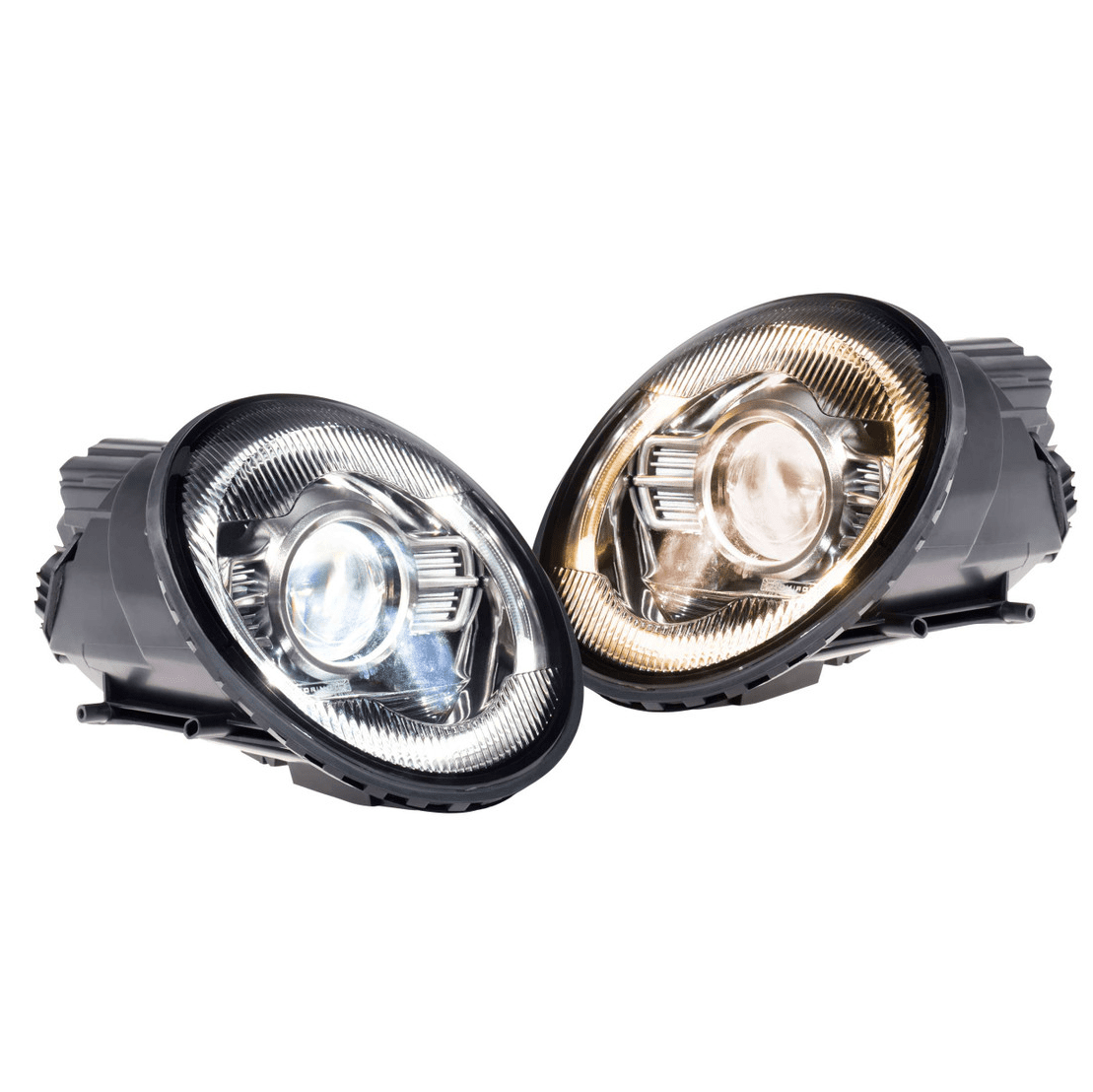 Porsche 911 Modern Classic White Morimoto XB LED Headlights