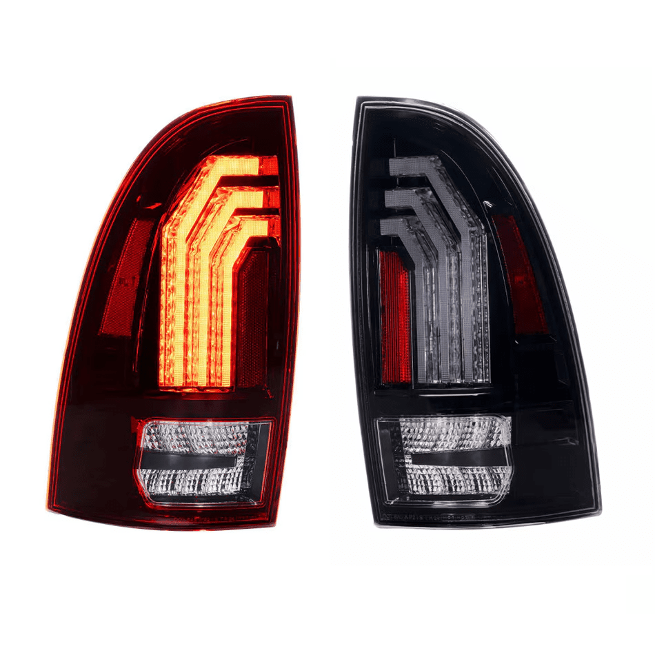 Red Smoked Morimoto LED Tacoma XB Tail Lights