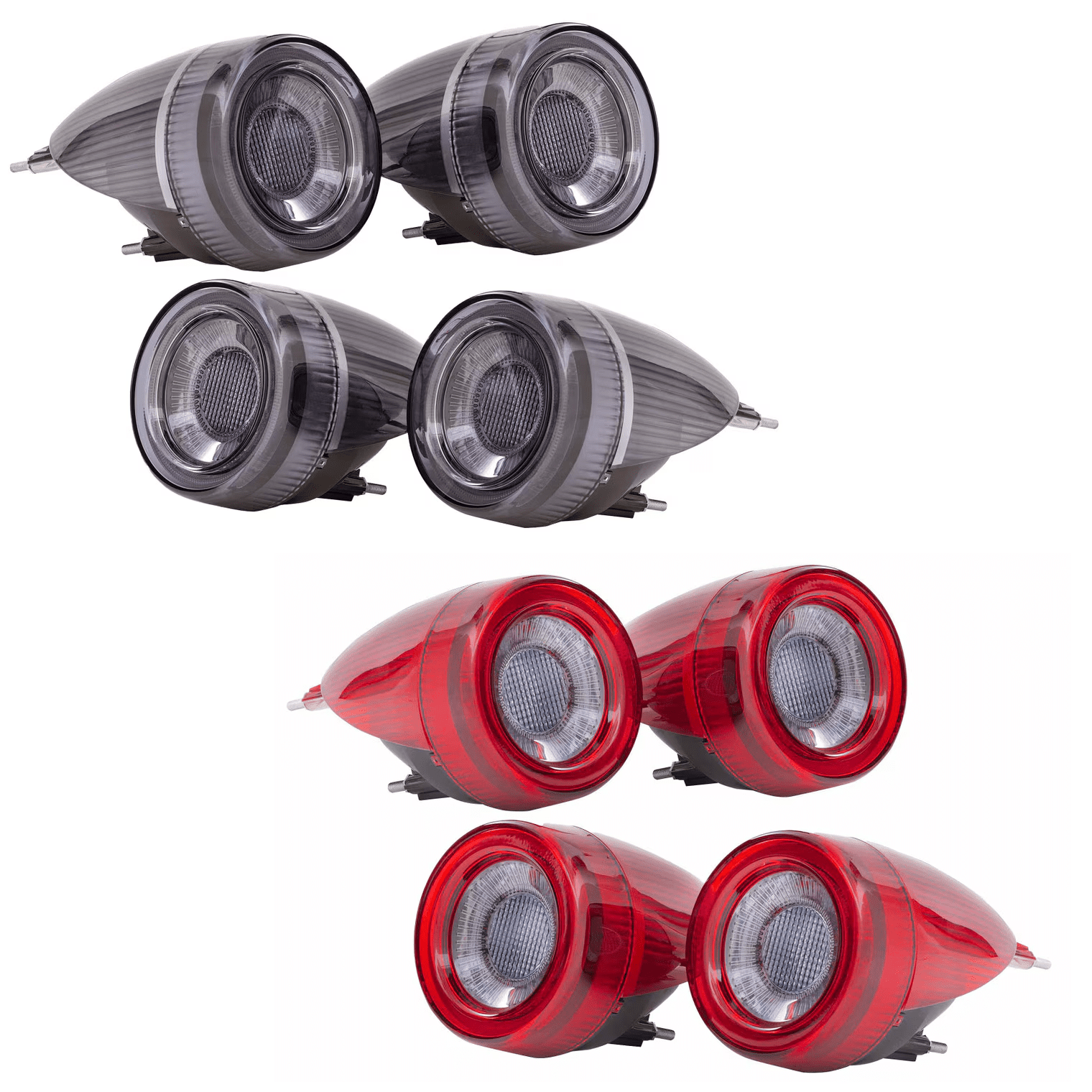Ferrari F430 Morimoto XB LED Tail Lights Smoked Red