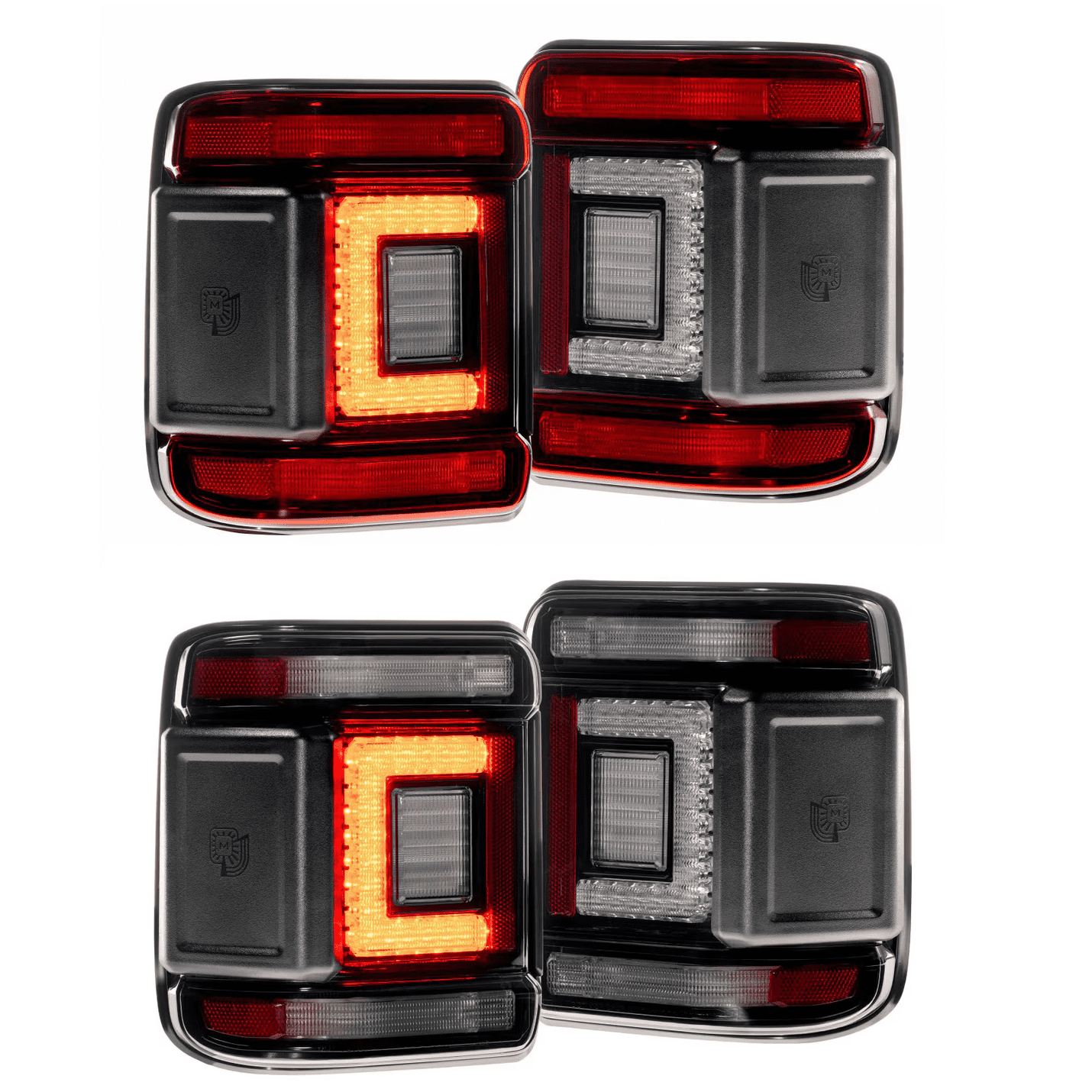Morimoto Low Profile Jeep JL XB Smoked LED Tail Lights