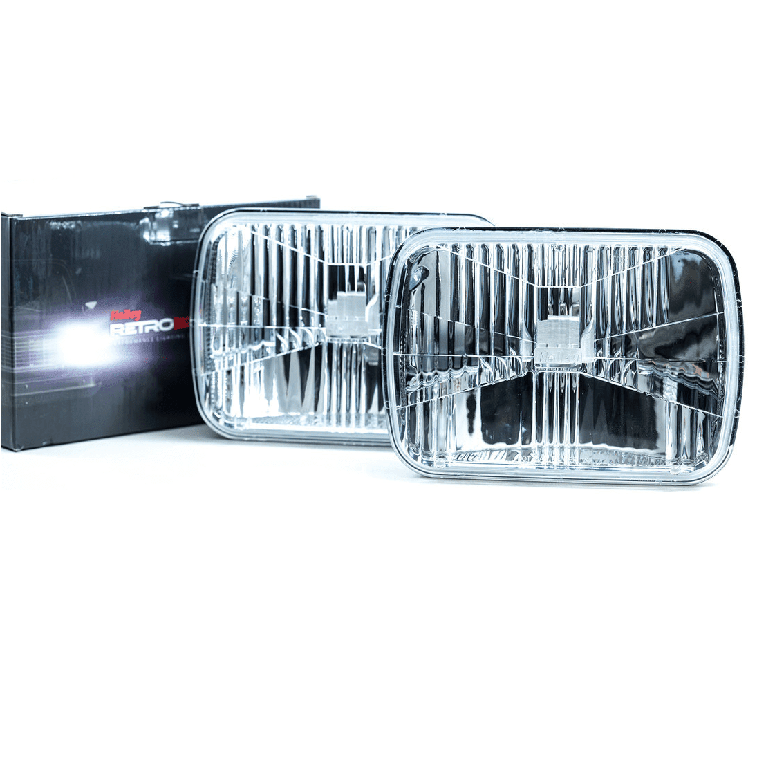 Holley RetroBright 5x7 LED Headlights - Classic White (Pair)