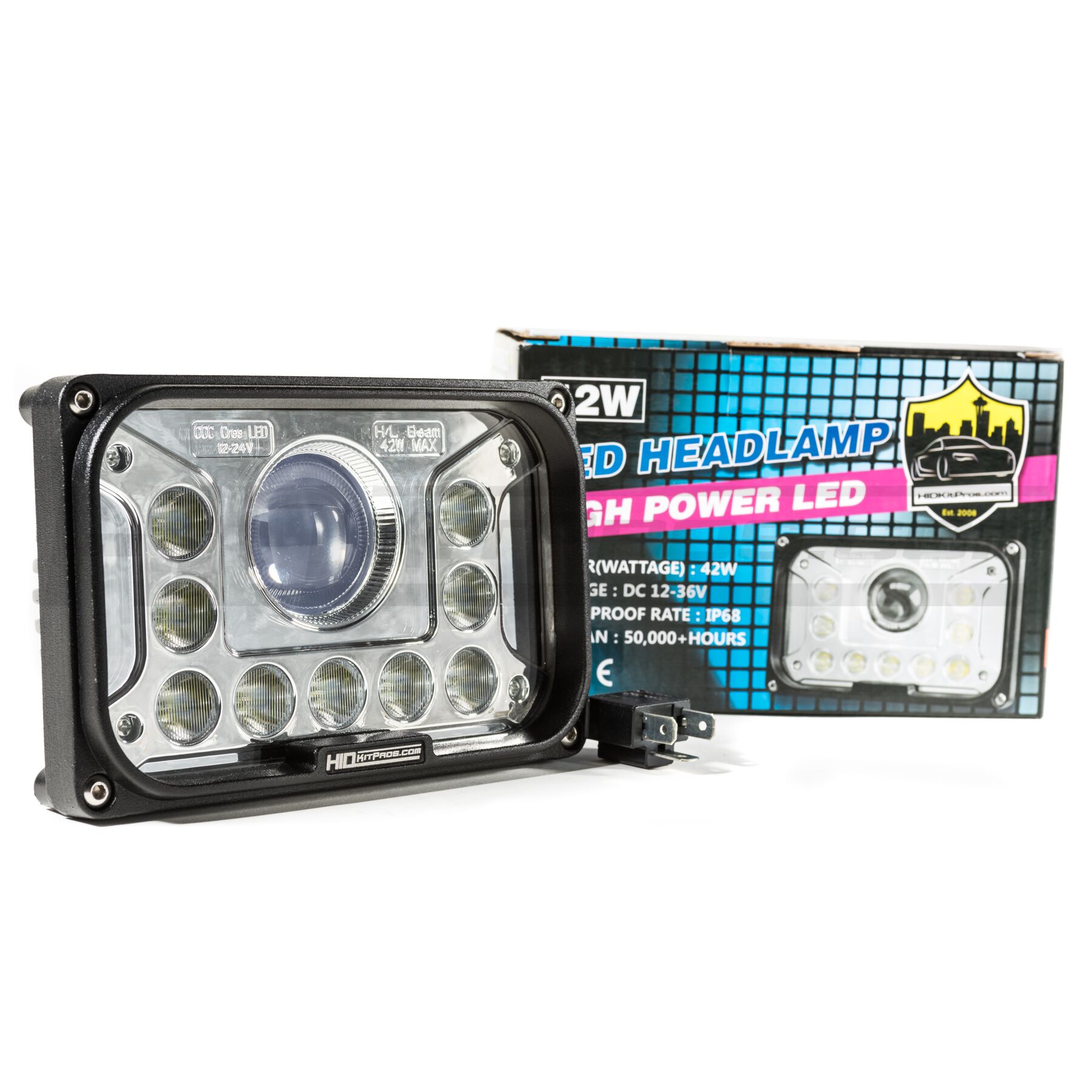 4x6 BiLED Sealed Beam Projector LED Headlamp