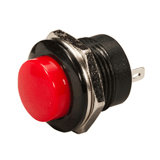 Large Red Momentary Push Button Switch